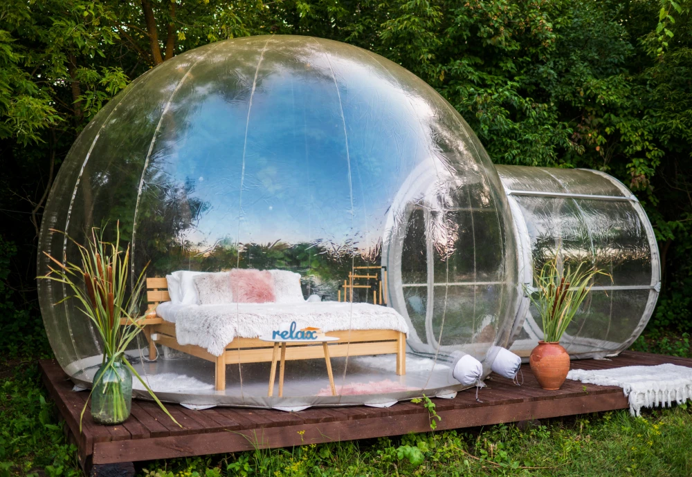 outdoor inflatable bubble tent